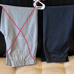 MEN’S DRESS PANTS AXIST DARK NAVY BLUE SIZE 34X32”